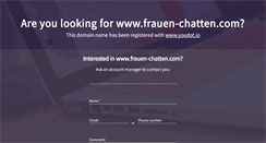 Desktop Screenshot of frauen-chatten.com